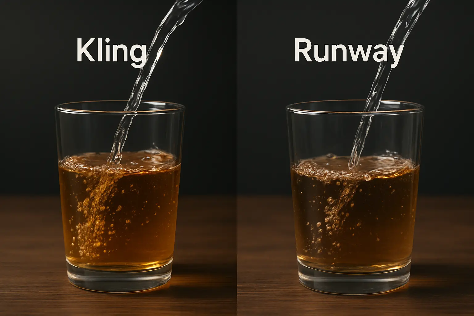 مقایسه kling و runway